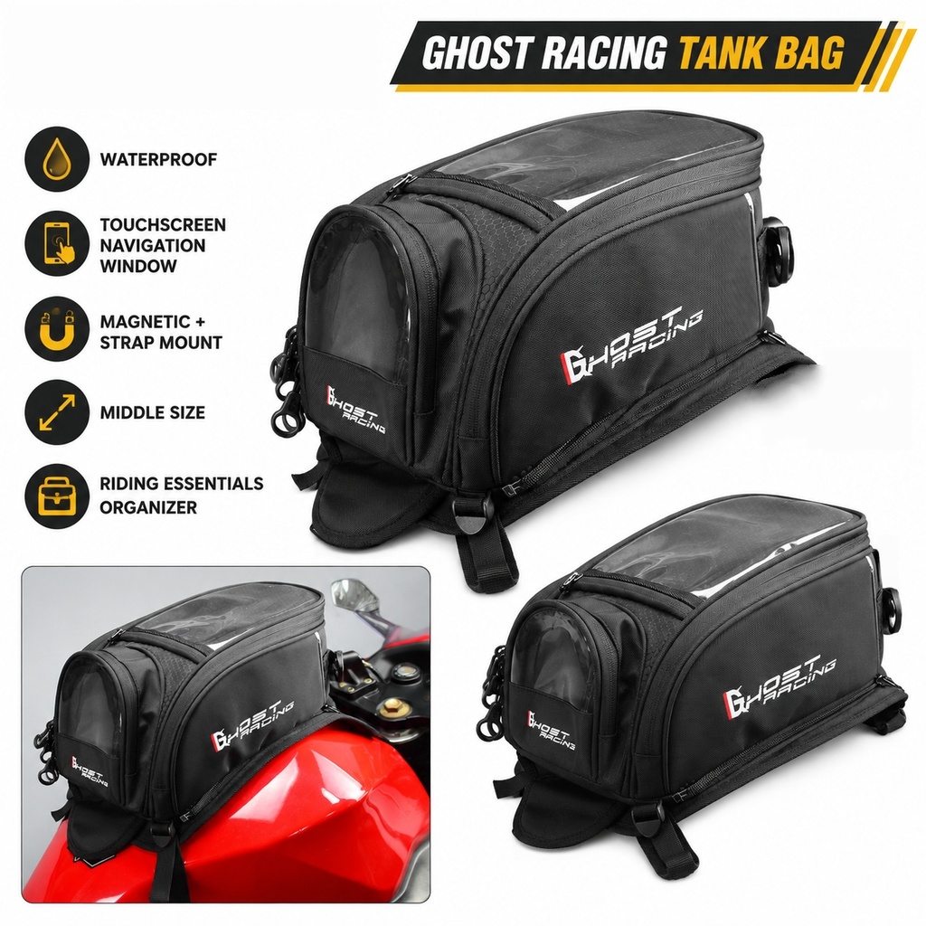 Motorcycle Gear Companies - حقيبة خزان وقود للدراجات النارية متعددة